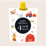 Printable knijpfruit wikkel boerderij