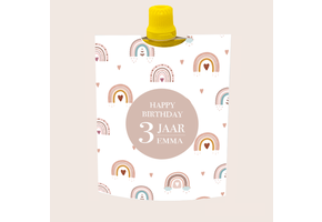 Knijpfruit printable boho rainbow - Direct Download