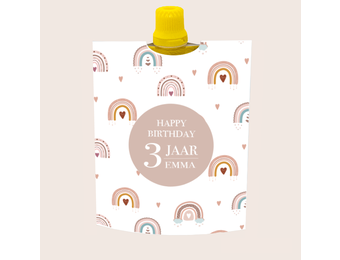 Knijpfruit printable boho rainbow