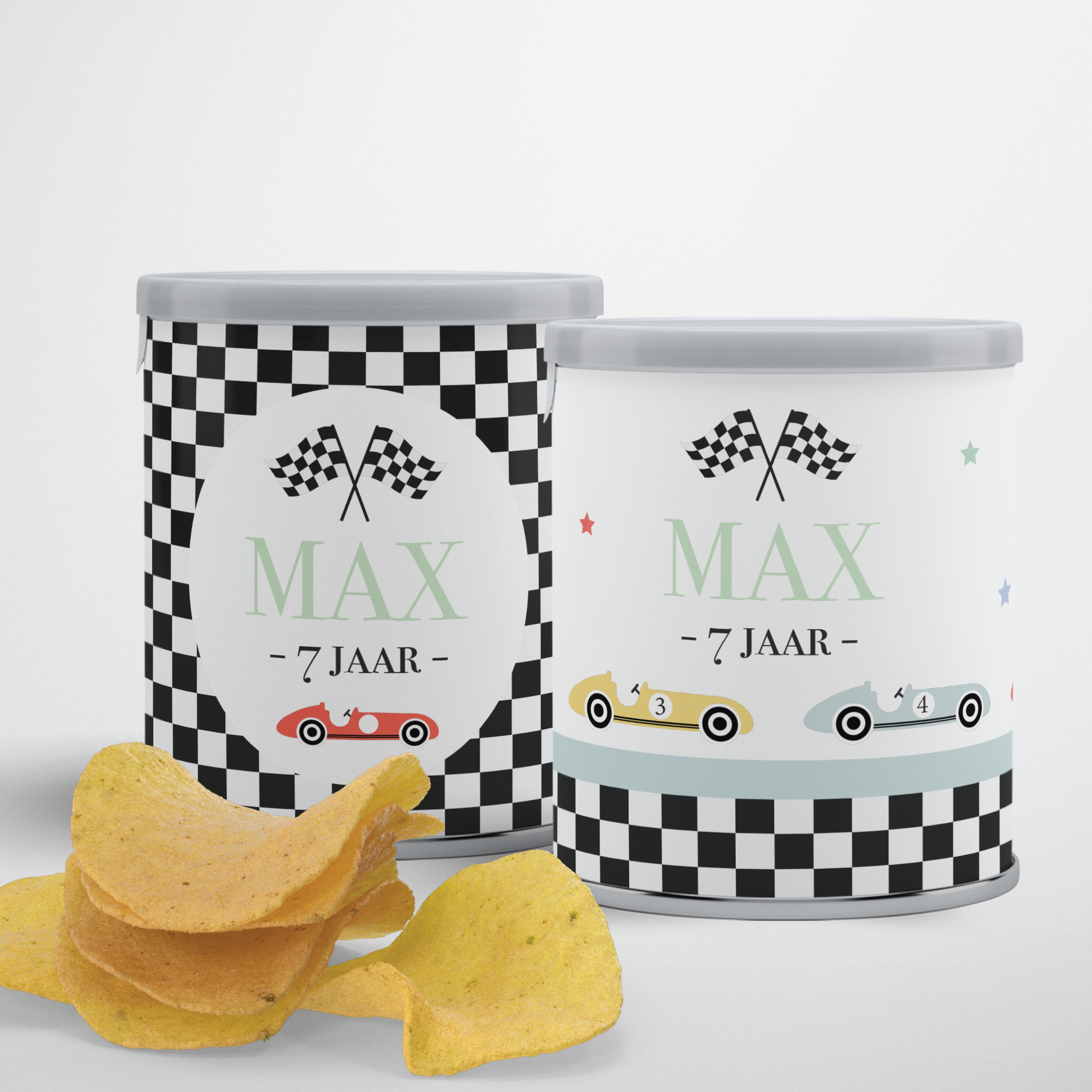 Pringle traktatie printable race auto