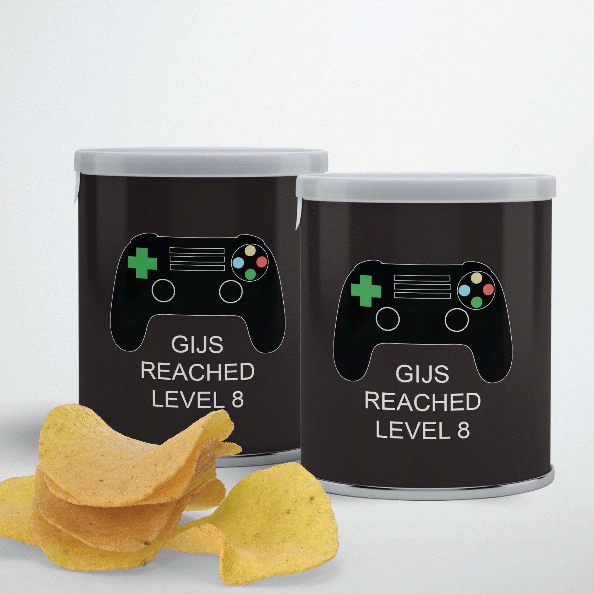Pringle traktatie printable Game On