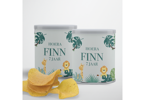 Pringle traktatie printable Jungle