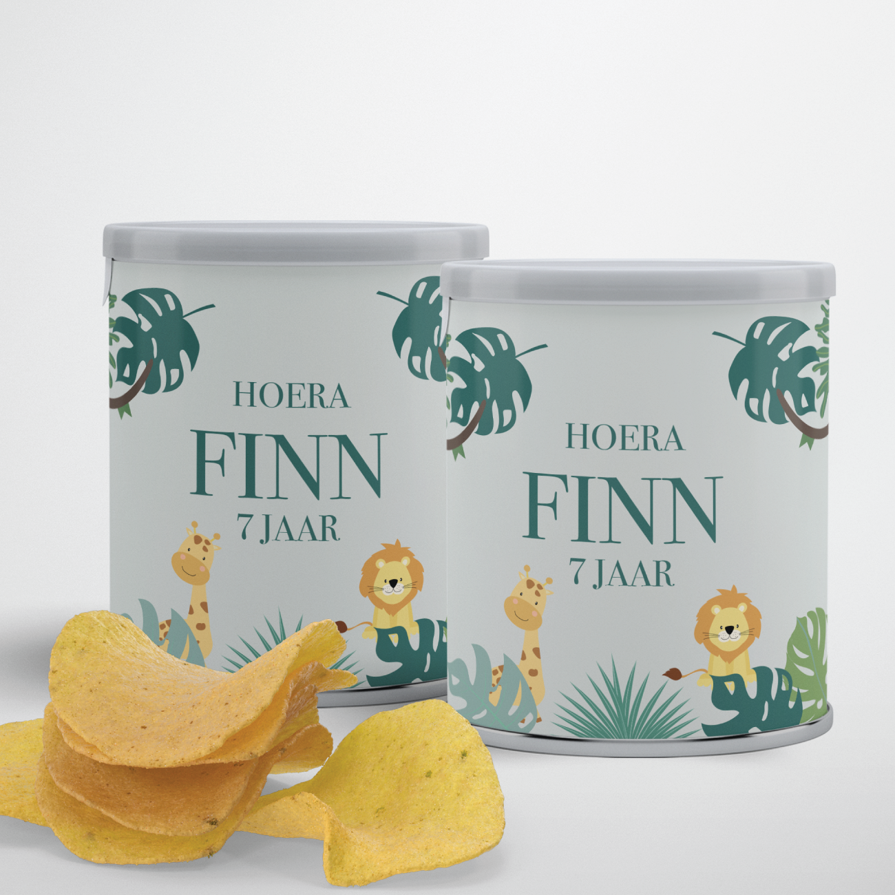 Pringle traktatie printable Jungle