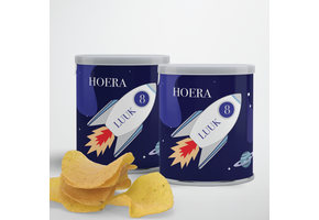 Pringle traktatie printable Raket - Direct Download