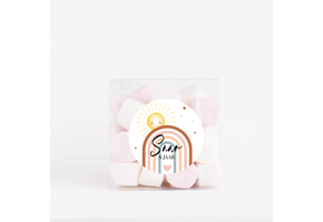 Traktatiedoosje gepersonaliseerd Regenboog boho (5st)