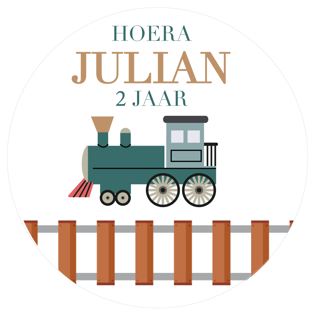 Etiket Train Party (5st)