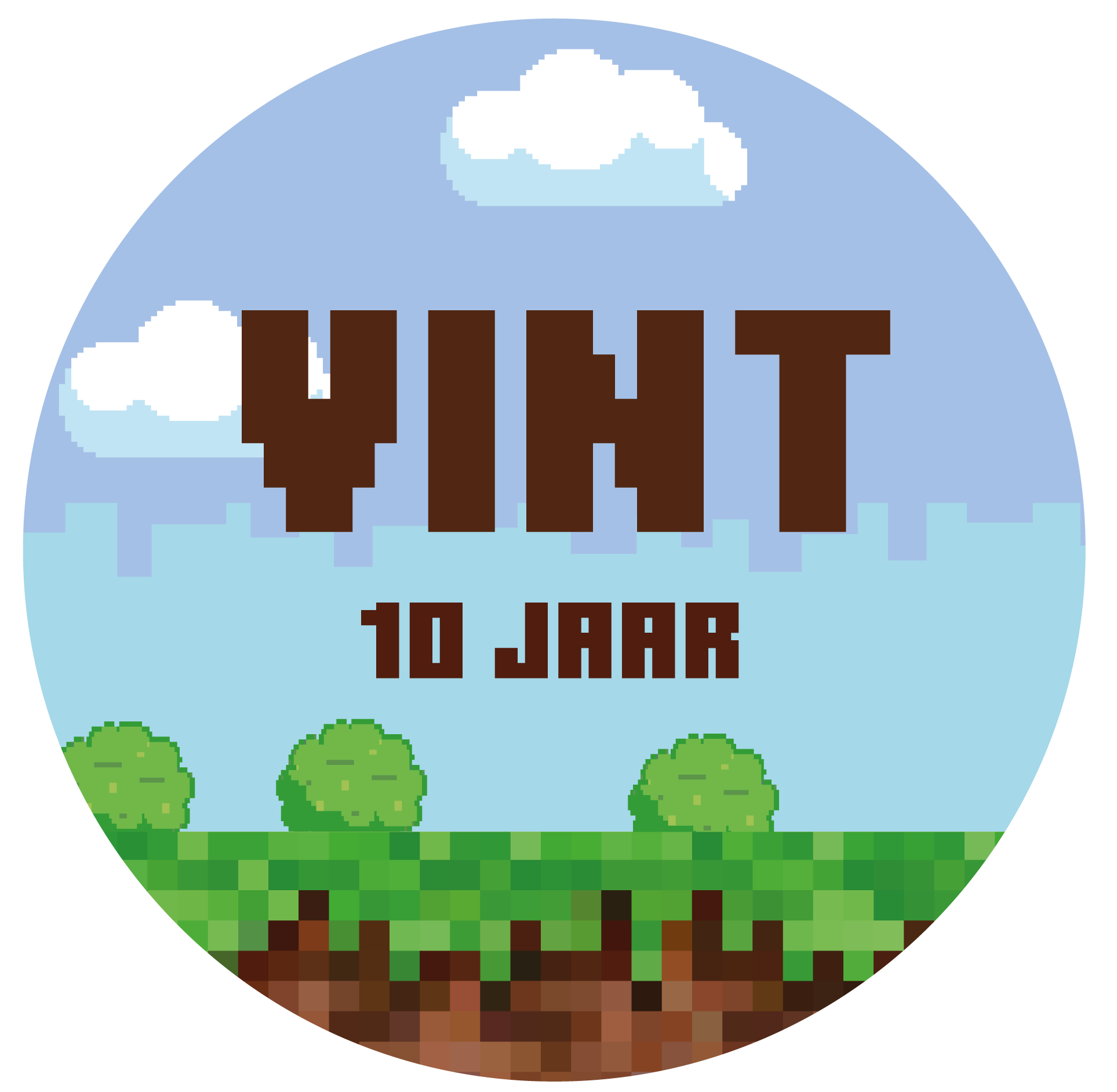 Etiket Pixel Party (5st)