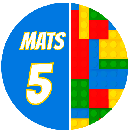 Etiket Building blocks (5st)