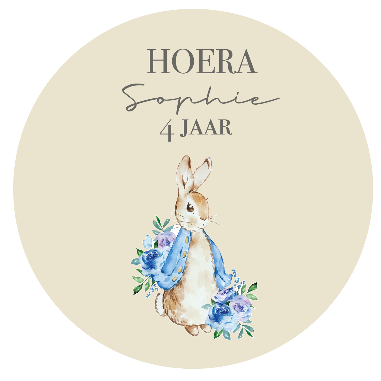 Sticker Peter Rabbit (5st)