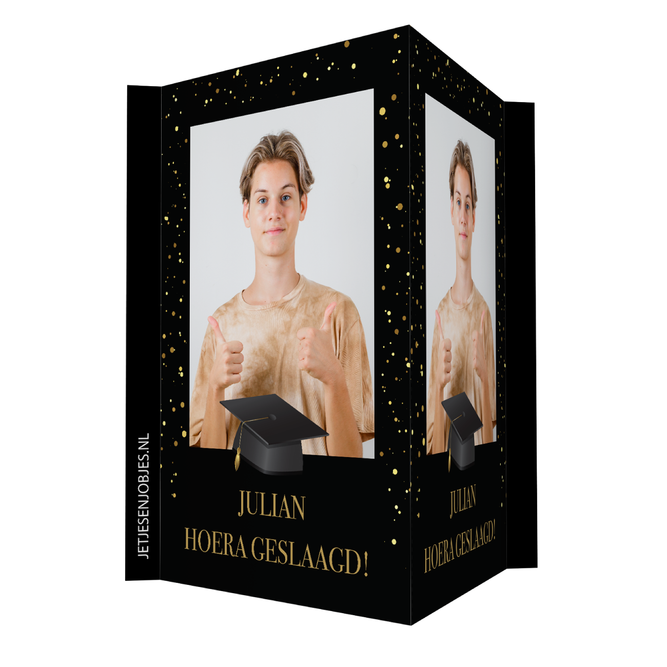 Raambord Geslaagd  XL met foto