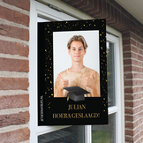 Raambord Geslaagd  XL met foto