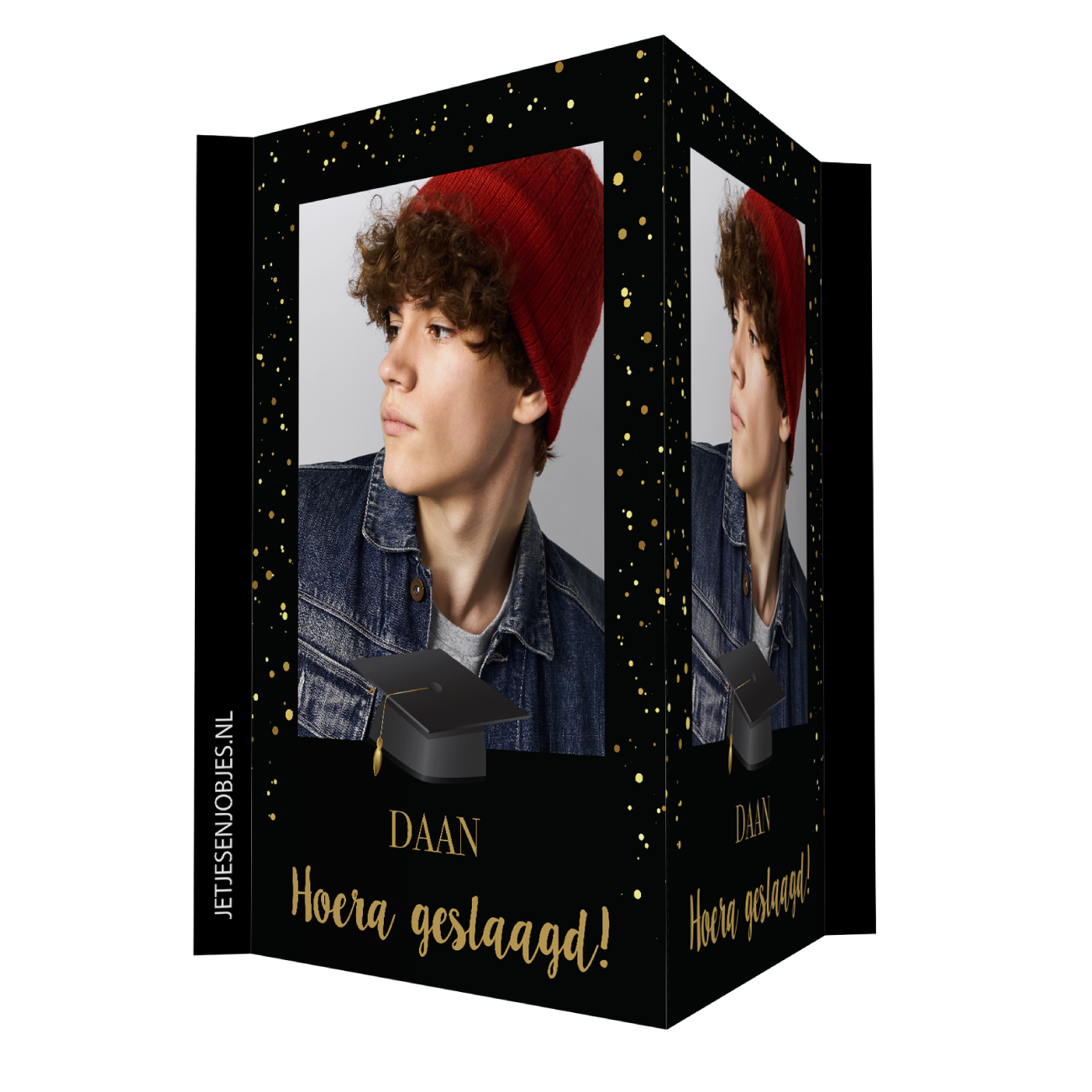 Raambord Geslaagd  XL met foto