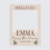 Foto frame Hello 21 crème