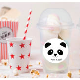 Schooltraktatie bekers groot Panda (5st)