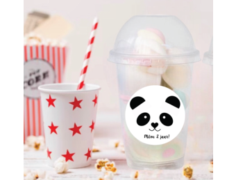 Schooltraktatie bekers groot Panda (5st)