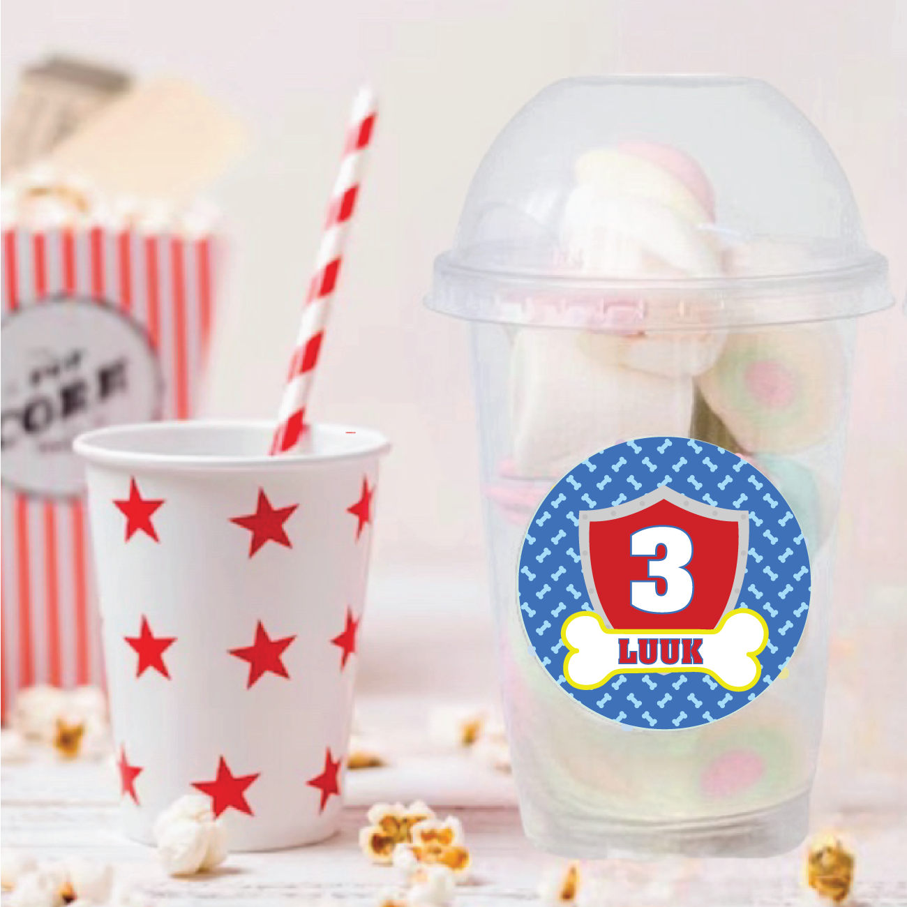 Traktatie bekers Paw Patrol (5st)