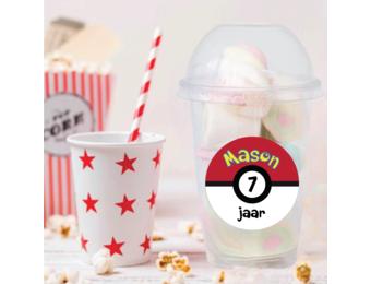 Traktatie bekers Pokemon (5st)