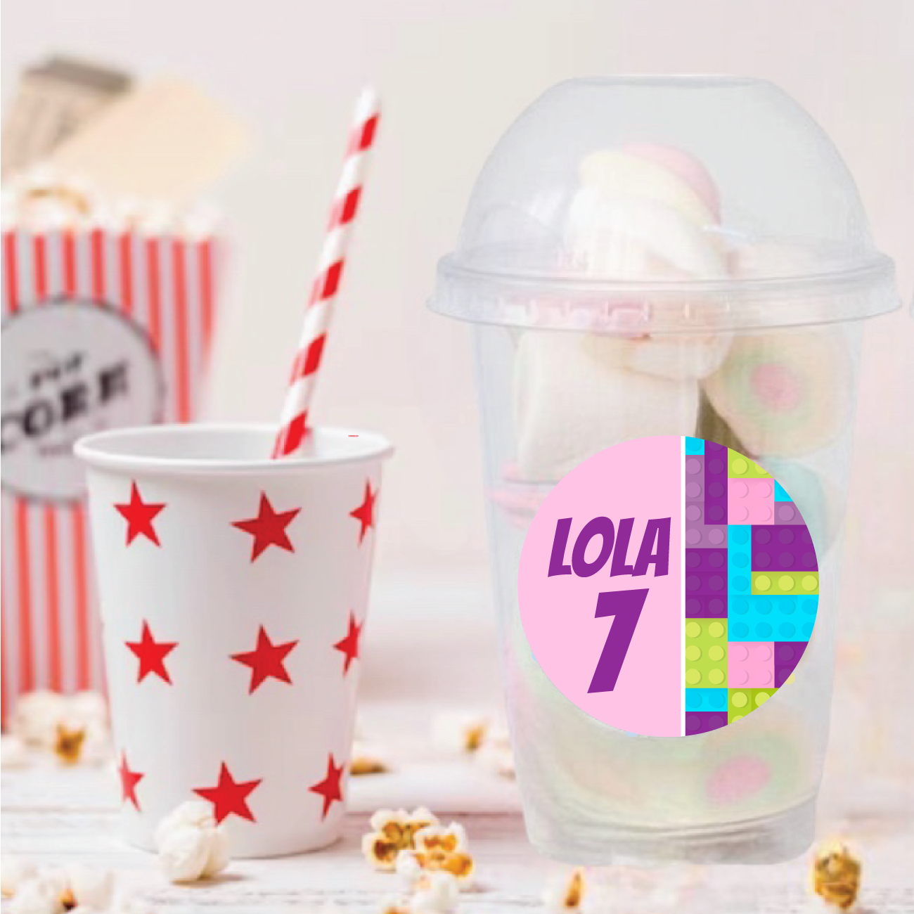 Traktatie bekers Lego Friends (5st)