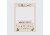 Foto frame Hello 60 crème