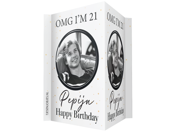 Raambord XL 21 jaar verjaardag