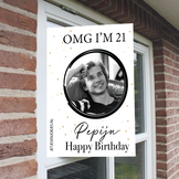 Raambord XL 21 jaar verjaardag