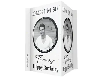 Raambord XL 30 jaar verjaardag