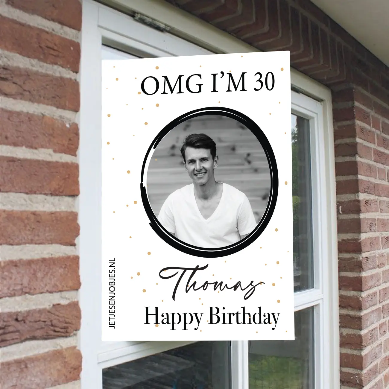 Raambord XL 30 jaar verjaardag