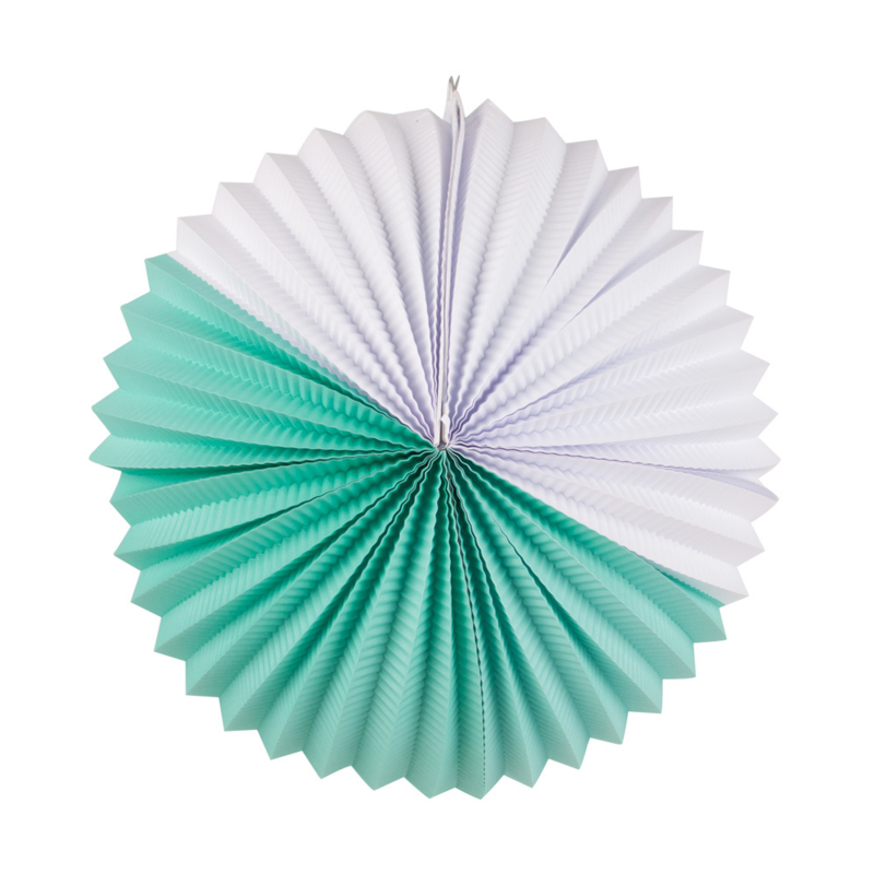 Lampion turquoise wit My Little Day