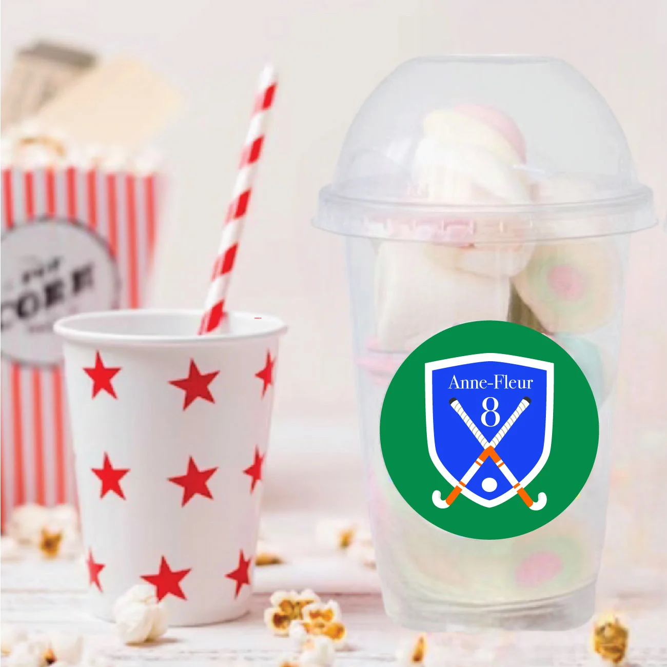 Traktatie bekers Hockey (5st)