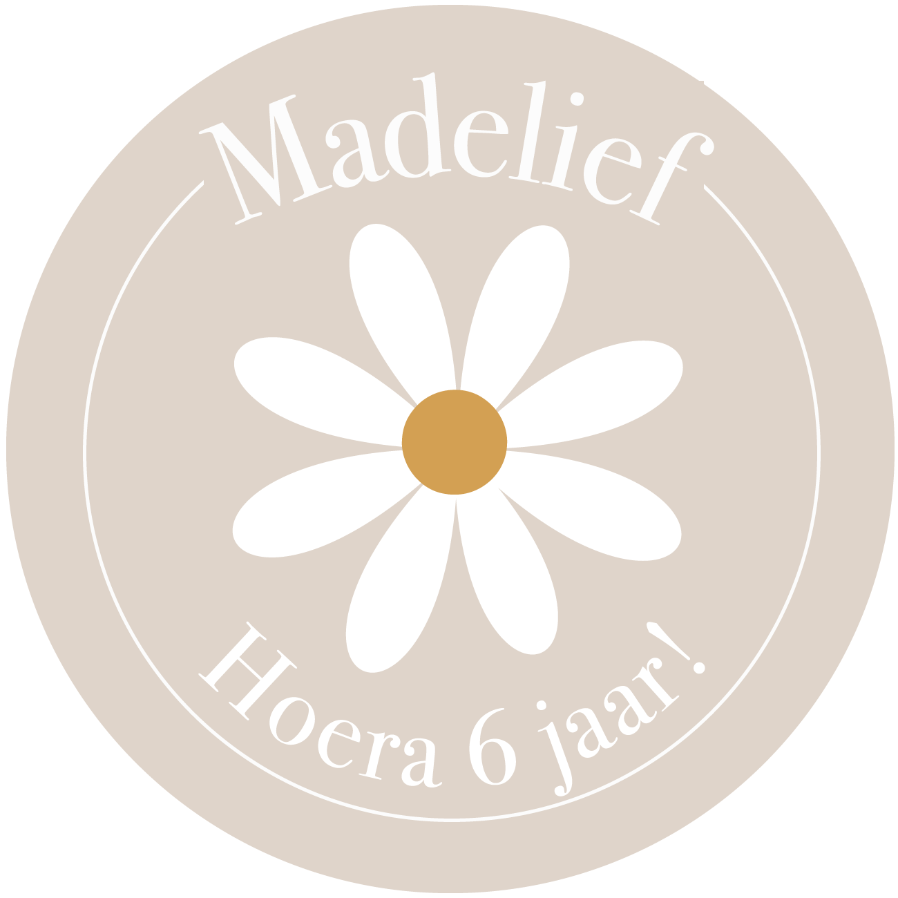 Sticker Ditsy Daisy (5st)