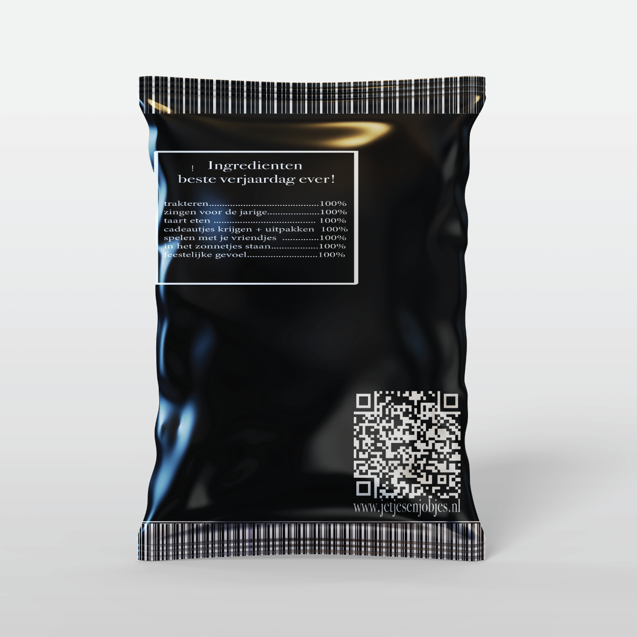 Chips traktatie zakje Game On printable