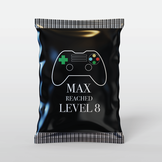 Chips traktatie zakje Game On printable