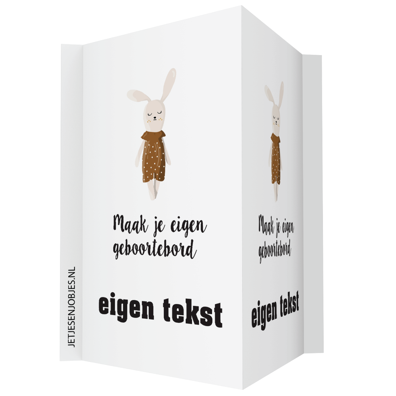 Geboortebord XL eigen ontwerp