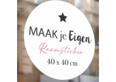 Raamsticker Eigen Ontwerp 40 x 40 cm