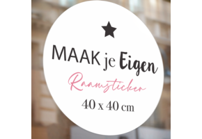 Raamsticker Eigen Ontwerp