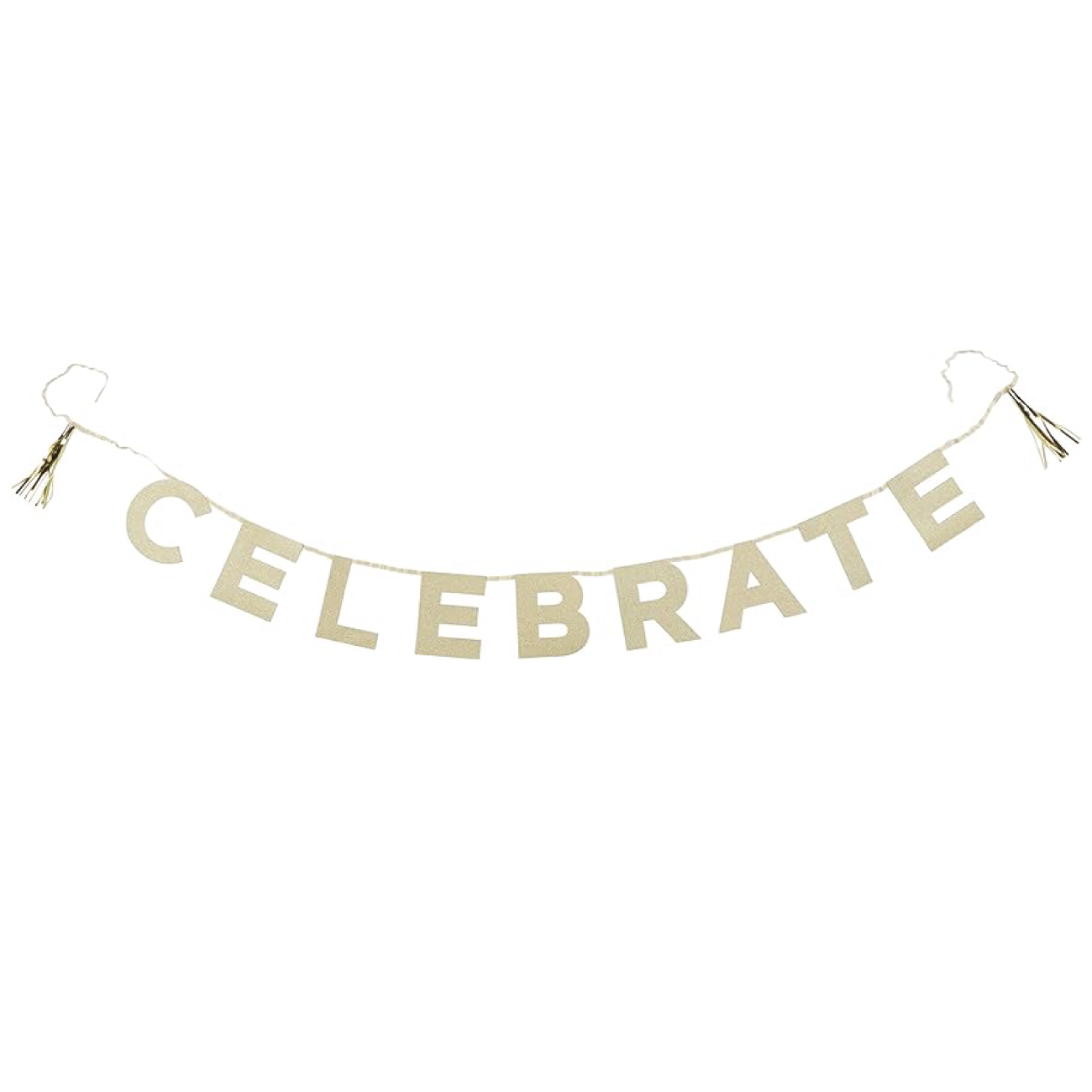 Celebrate  glitter slinger goud (2.5M)