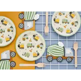 Bordjes werkvoertuigen (6st)