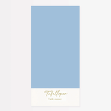 Tafelloper katoen lichtblauw