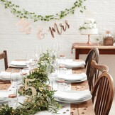 Roségouden tafelnummers 1-12 Ginger Ray