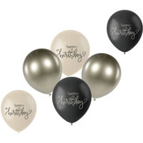 Ballonnenmix Champagne Chic (6st)