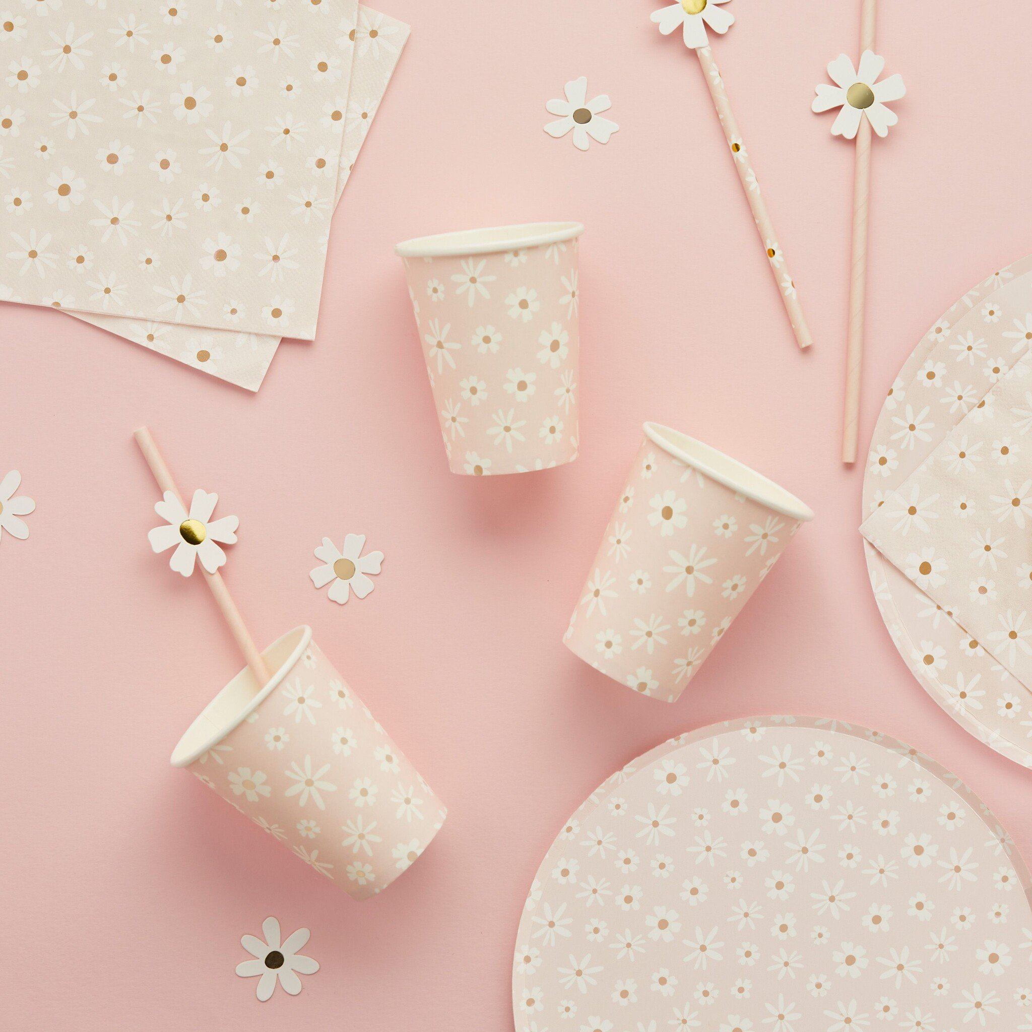 Bekers Madeliefjes Ditsy Daisy (8st) Hootyballoo