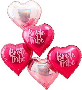 Folieballonnen hart Bride Tribe (5st) Ginger Ray