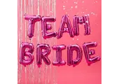 Folieballonnen Team Bride roze Bride Tribe Ginger Ray