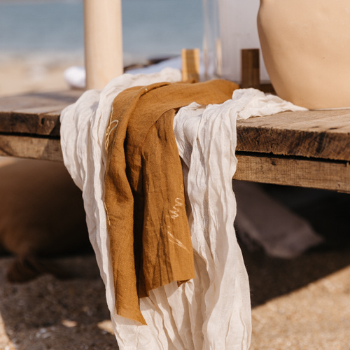 Tafelloper kaasdoek Zand