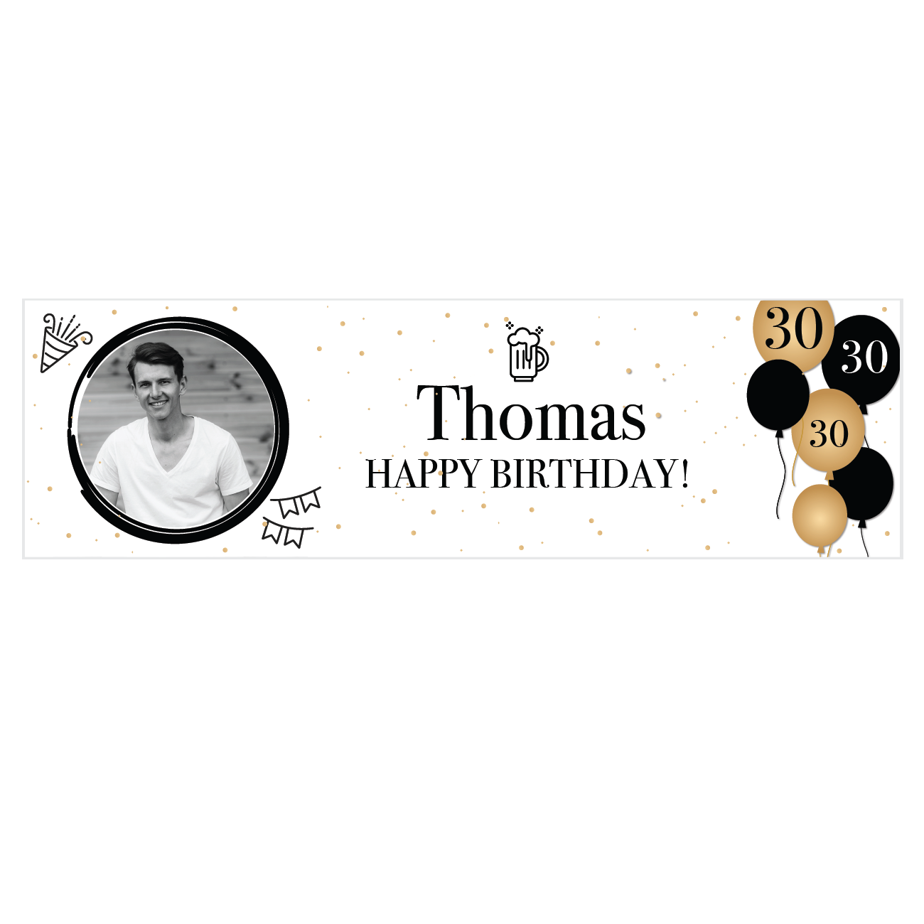 Spandoek Verjaardag 30 jaar