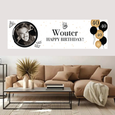 Spandoek Verjaardag 40 jaar