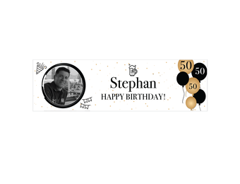 Spandoek Verjaardag 50 jaar