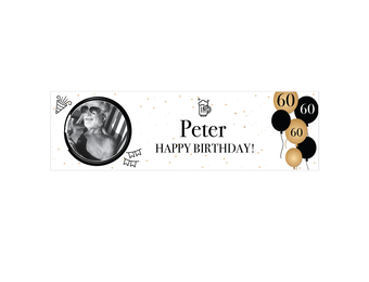 Spandoek Verjaardag 60 jaar