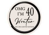 Sticker 40 jaar (5st)