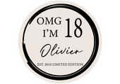 Sticker 18 jaar (5st)